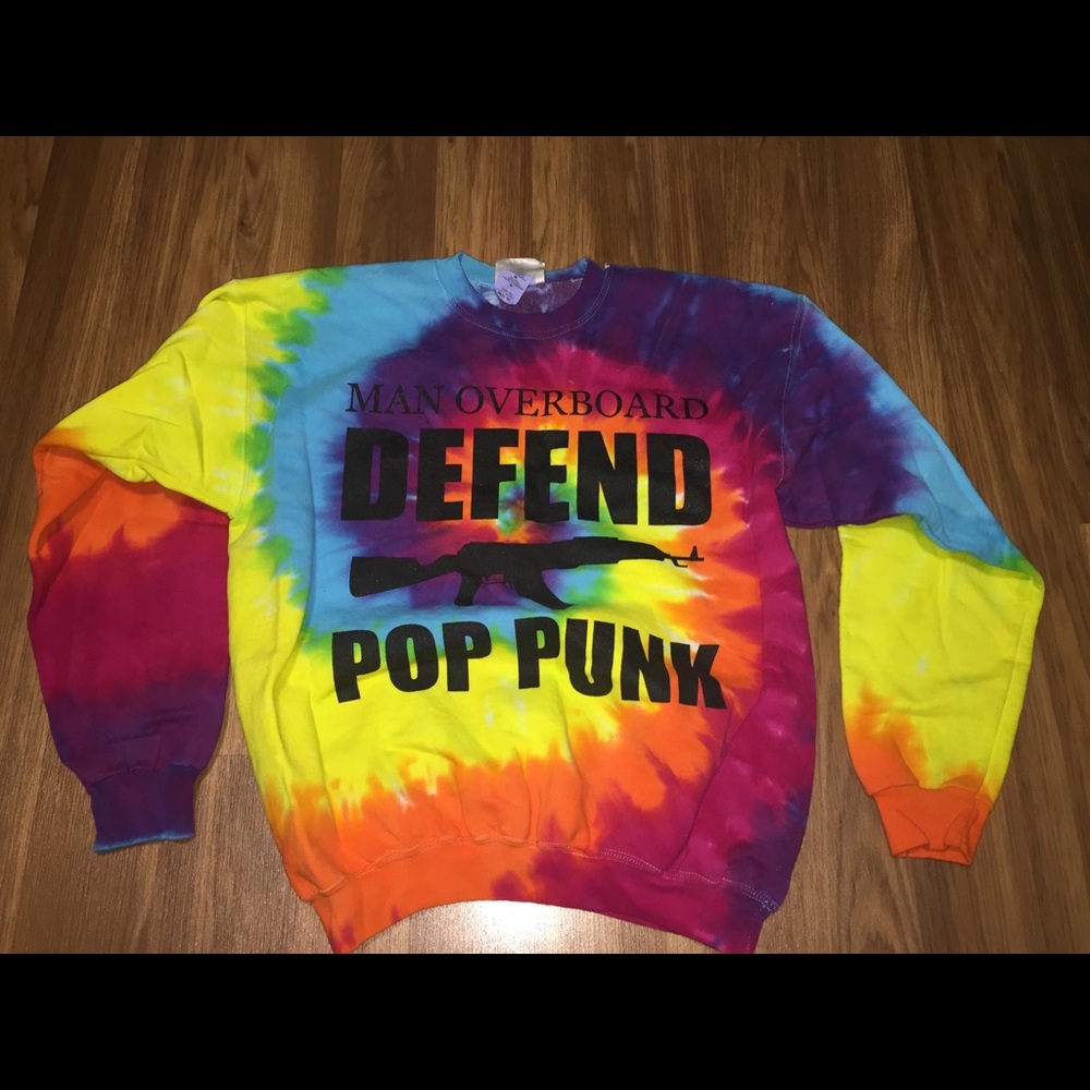 Man Overboard Tie-Dye Crewneck Sweatshirt